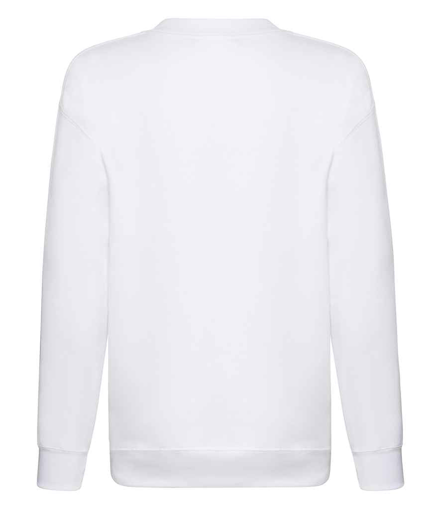 Fruit of the Loom Kids Premium Drop Shoulder Sweatshirt - White (SSE9B)