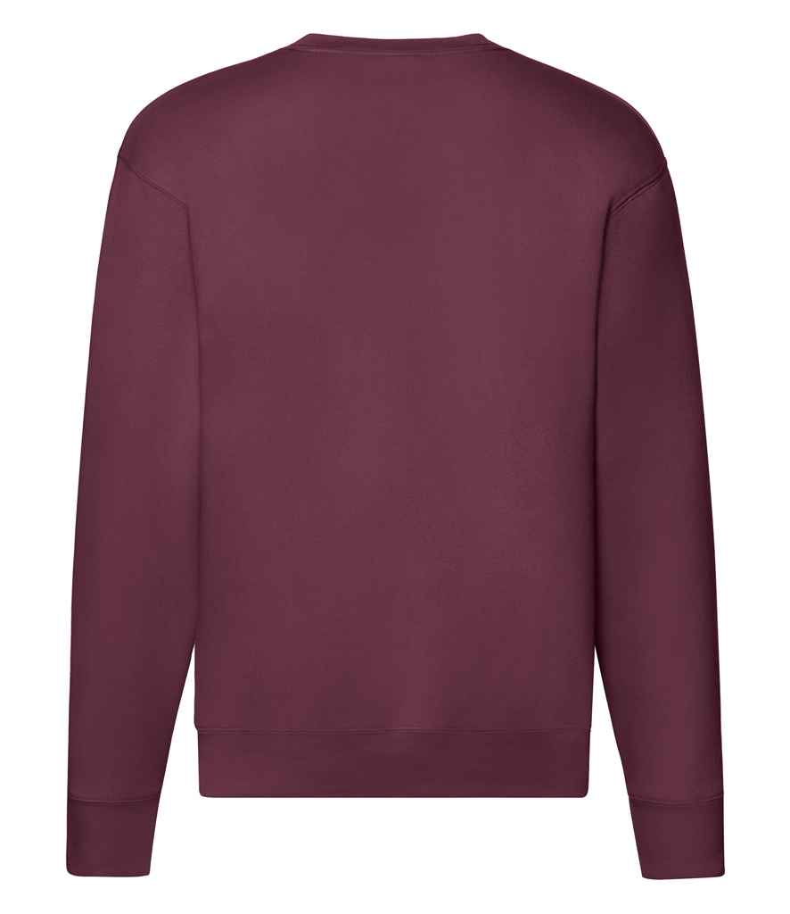 Fruit of the Loom Premium Drop Shoulder Sweatshirt - Burgundy (SSE9)