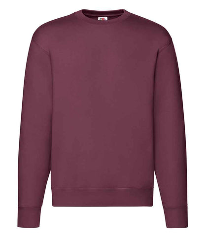 Fruit of the Loom Premium Drop Shoulder Sweatshirt - Burgundy (SSE9)
