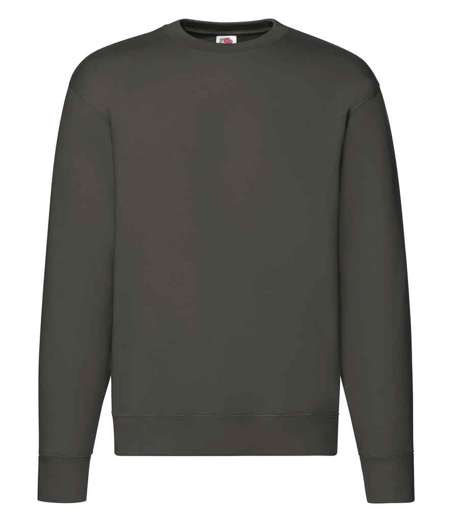 Fruit of the Loom Premium Drop Shoulder Sweatshirt - Charcoal (SSE9)