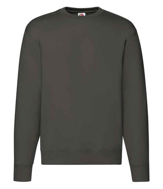 Fruit of the Loom Premium Drop Shoulder Sweatshirt - Charcoal (SSE9)