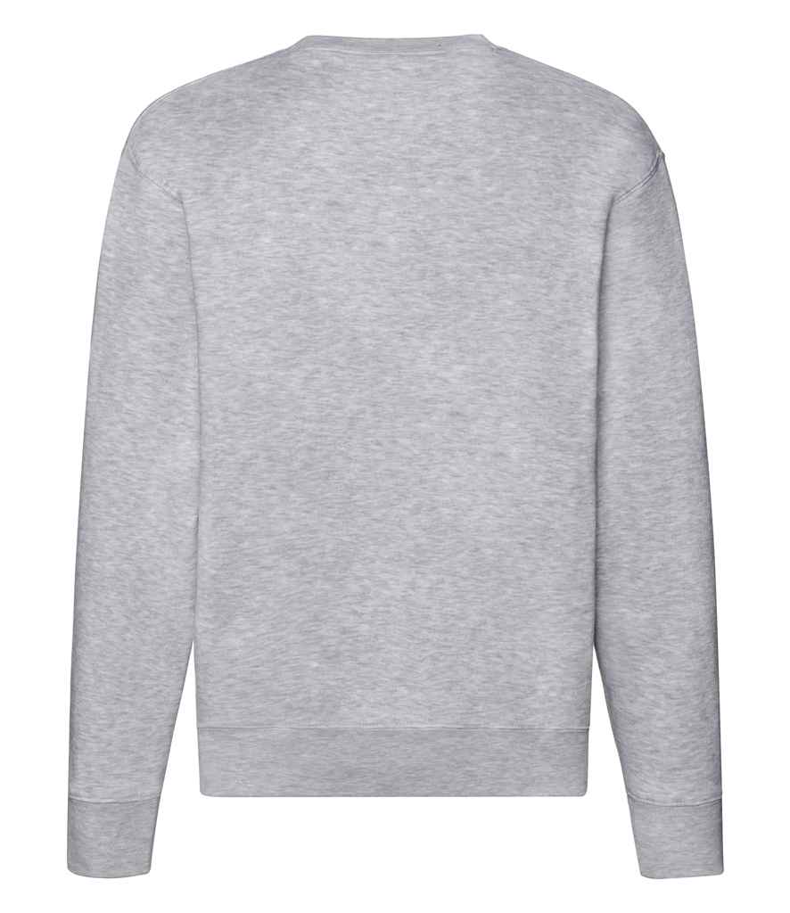 Fruit of the Loom Premium Drop Shoulder Sweatshirt - Heather Grey (SSE9)