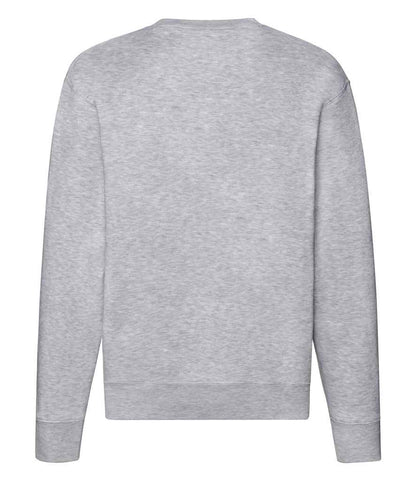 Fruit of the Loom Premium Drop Shoulder Sweatshirt - Heather Grey (SSE9)