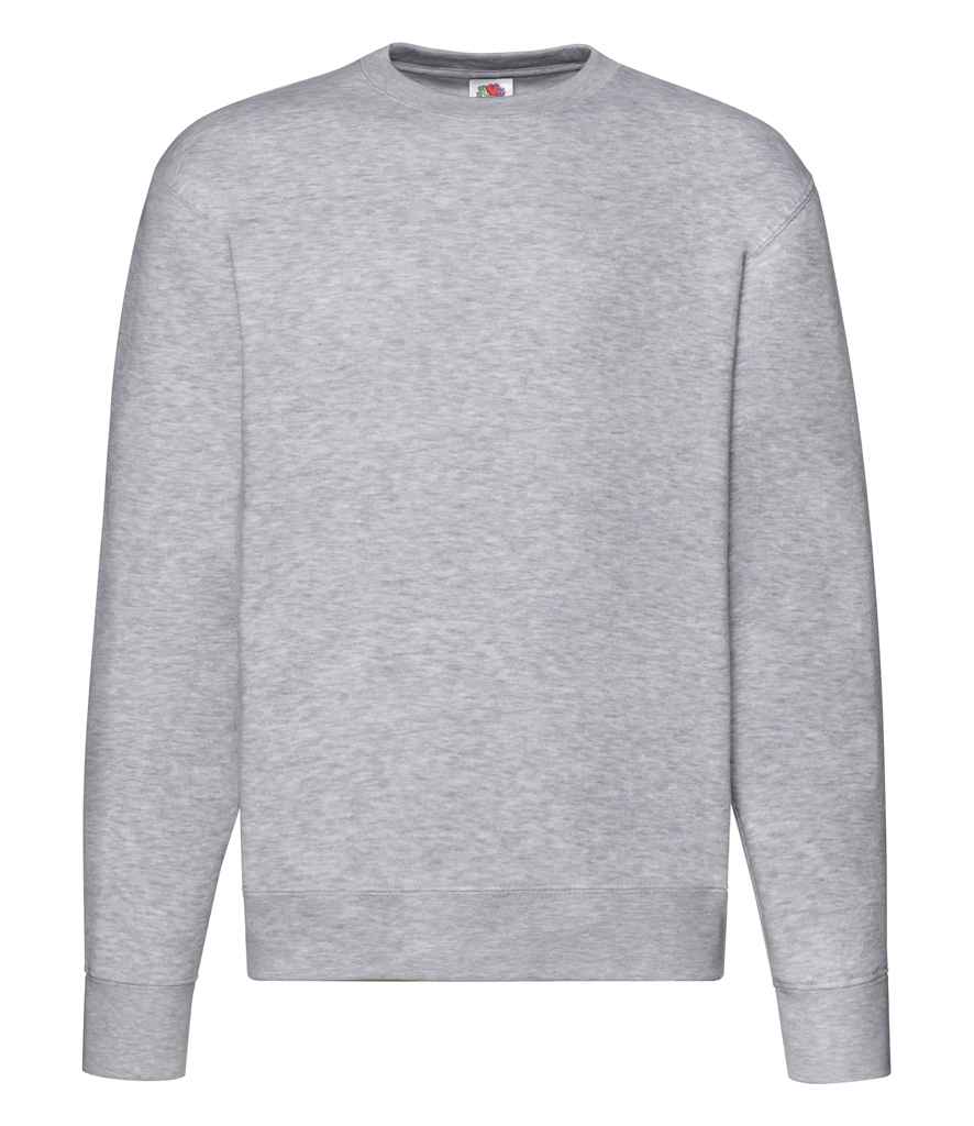 Fruit of the Loom Premium Drop Shoulder Sweatshirt - Heather Grey (SSE9)