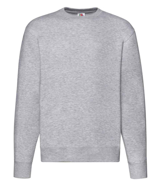 Fruit of the Loom Premium Drop Shoulder Sweatshirt - Heather Grey (SSE9)