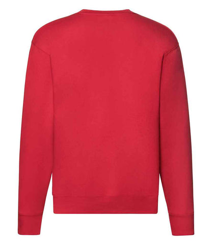 Fruit of the Loom Premium Drop Shoulder Sweatshirt - Red (SSE9)