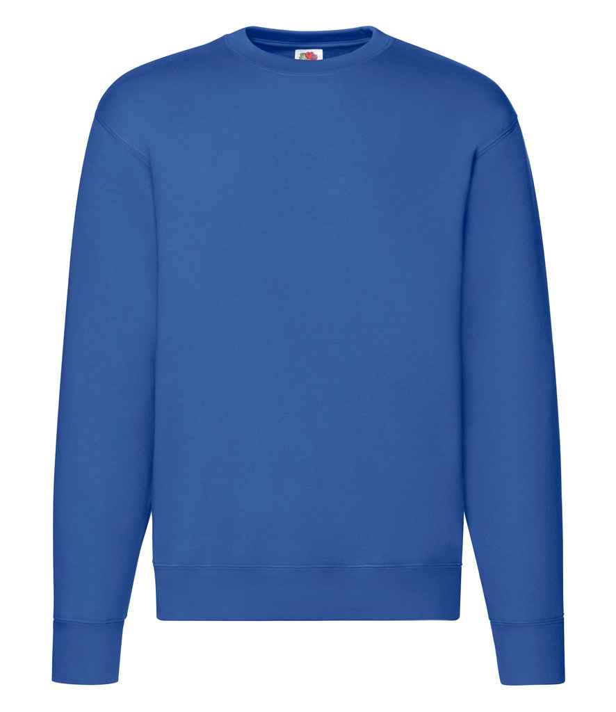 Fruit of the Loom Premium Drop Shoulder Sweatshirt - Royal Blue (SSE9)