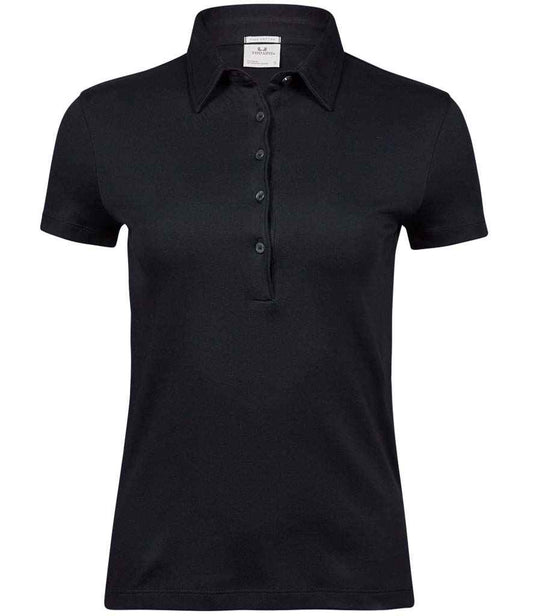 Tee Jays Ladies Pima Cotton Interlock Polo Shirt (T1441)