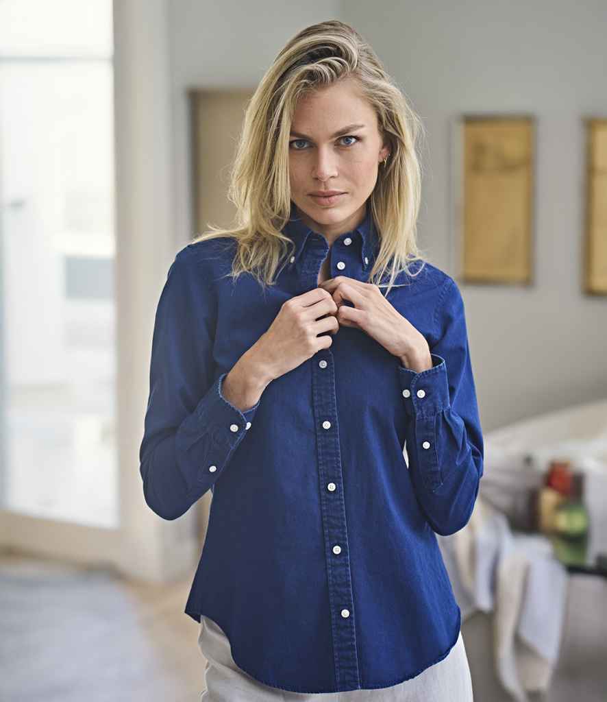 Tee Jays Ladies Long Sleeve Casual Twill Shirt (T4003)