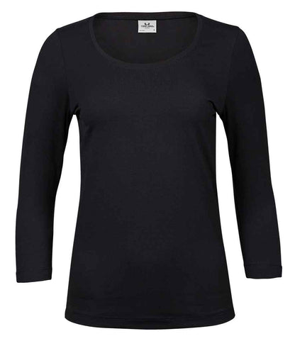 Tee Jays Ladies Stretch 3/4 Sleeve T-Shirt (T460)