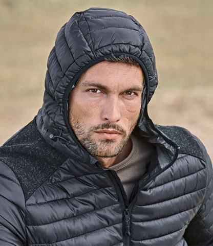 Tee Jays Crossover Hooded Padded Outdoor Jacket (T9610)