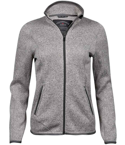 Tee Jays Ladies Knitted Outdoor Fleece Jacket (T9616)