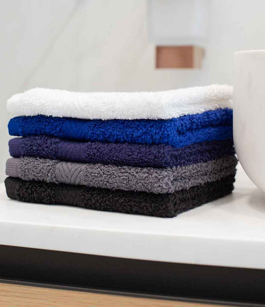 Towel City Luxury Face Cloth - Navy (TC01)