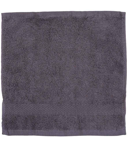 Towel City Luxury Face Cloth - Steel Grey (TC01)