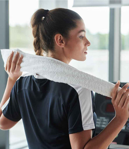 Towel City Luxury Pocket Gym Towel - White (TC07)