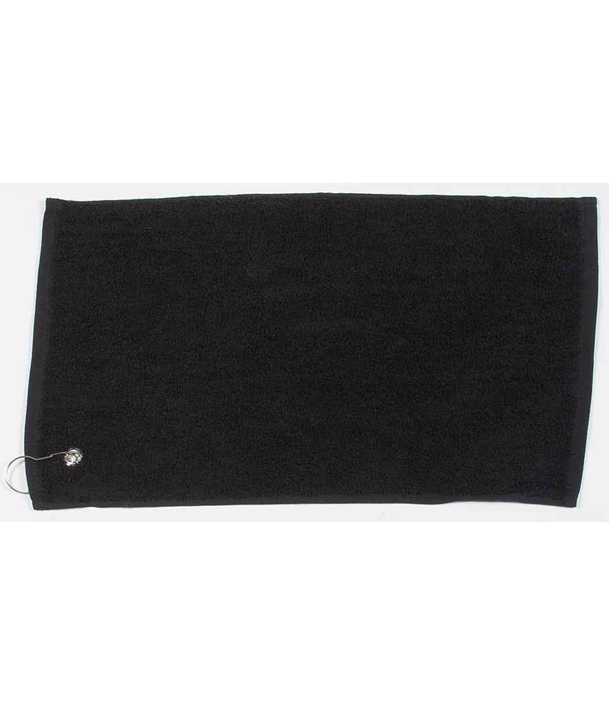 Towel City Luxury Golf Towel - Black (TC13)