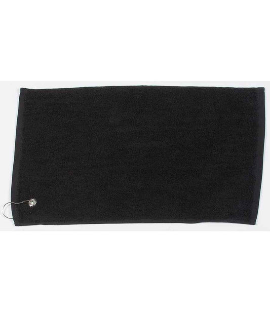 Towel City Luxury Golf Towel - Black (TC13)