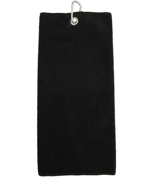 Towel City Microfibre Golf Towel - Black (TC19)