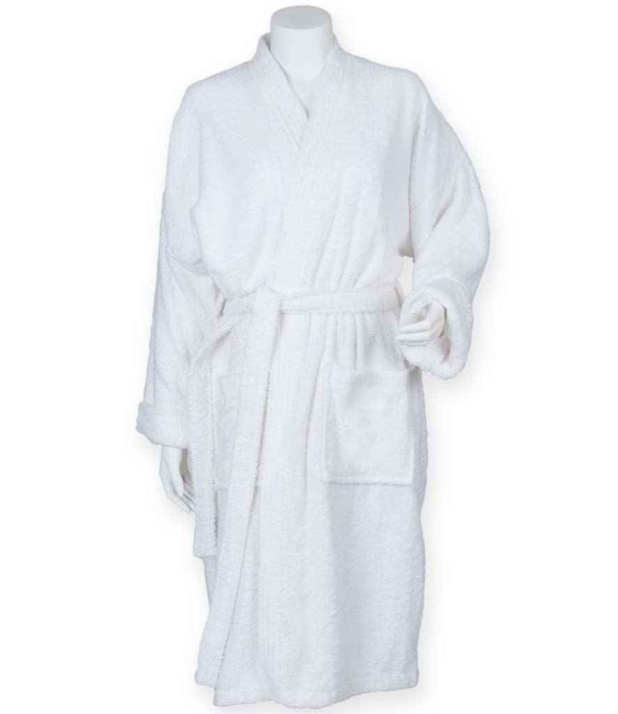 Towel City Kimono Towelling Robe - White (TC21)