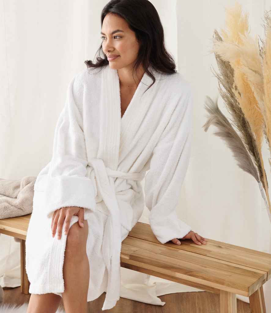 Towel City Kimono Towelling Robe - White (TC21)