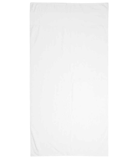 Towel City Printable Border Bath Towel - White (TC35)