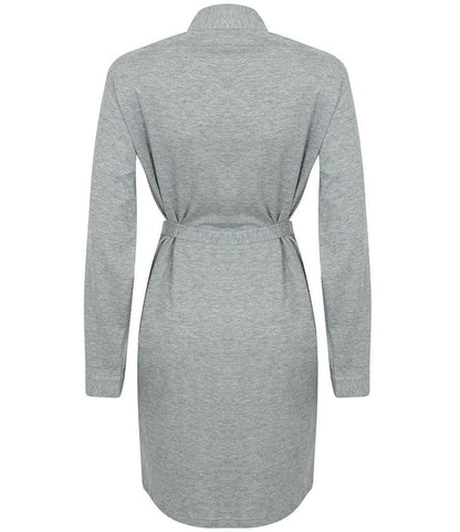 Towel City Ladies Cotton Wrap Robe - Heather Grey (TC50)