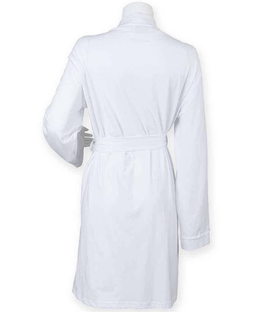 Towel City Ladies Cotton Wrap Robe - White (TC50)