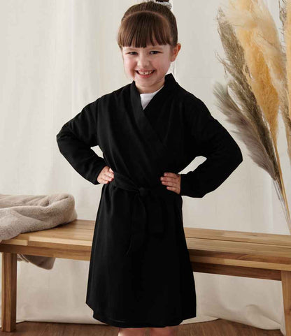 Towel City Kids Robe - Black (TC51)