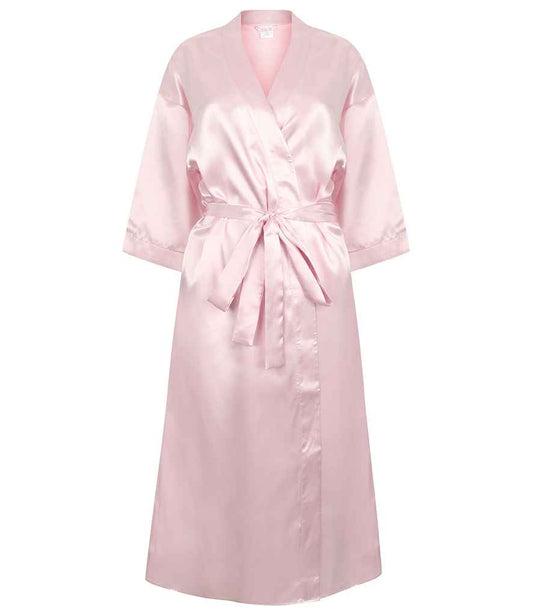 Towel City Ladies Satin Robe - Light Pink (TC54)