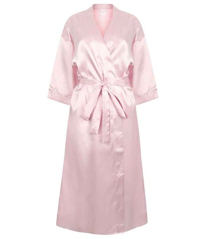 Towel City Ladies Satin Robe - Light Pink (TC54)