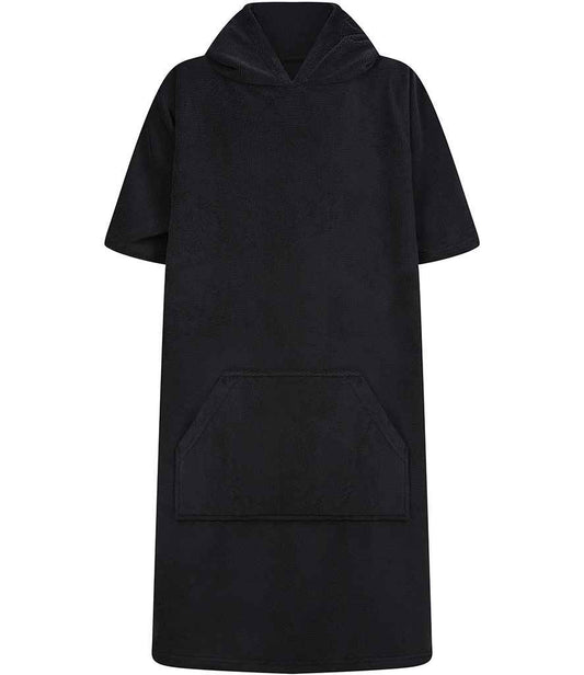 Towel City Kids Poncho - Black (TC811)