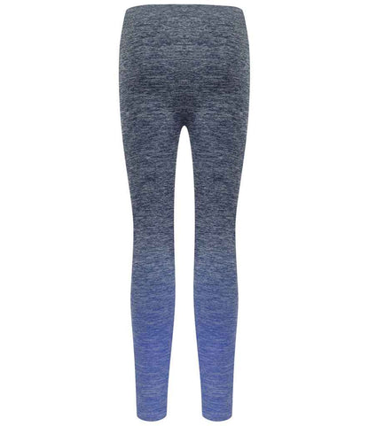 Tombo Tombo Ladies Seamless Fade Out Leggings - Navy/Blue Marl (TL300)
