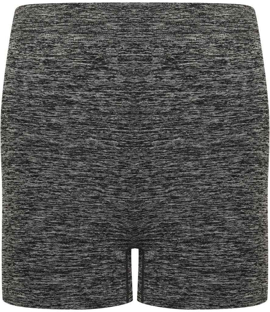 Tombo Tombo Ladies Seamless Shorts - Dark Grey Marl (TL301)