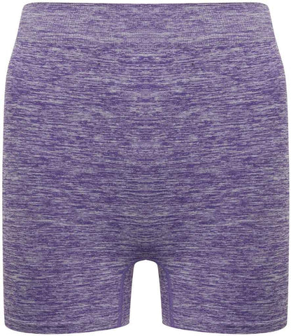 Tombo Tombo Ladies Seamless Shorts - Purple Marl (TL301)