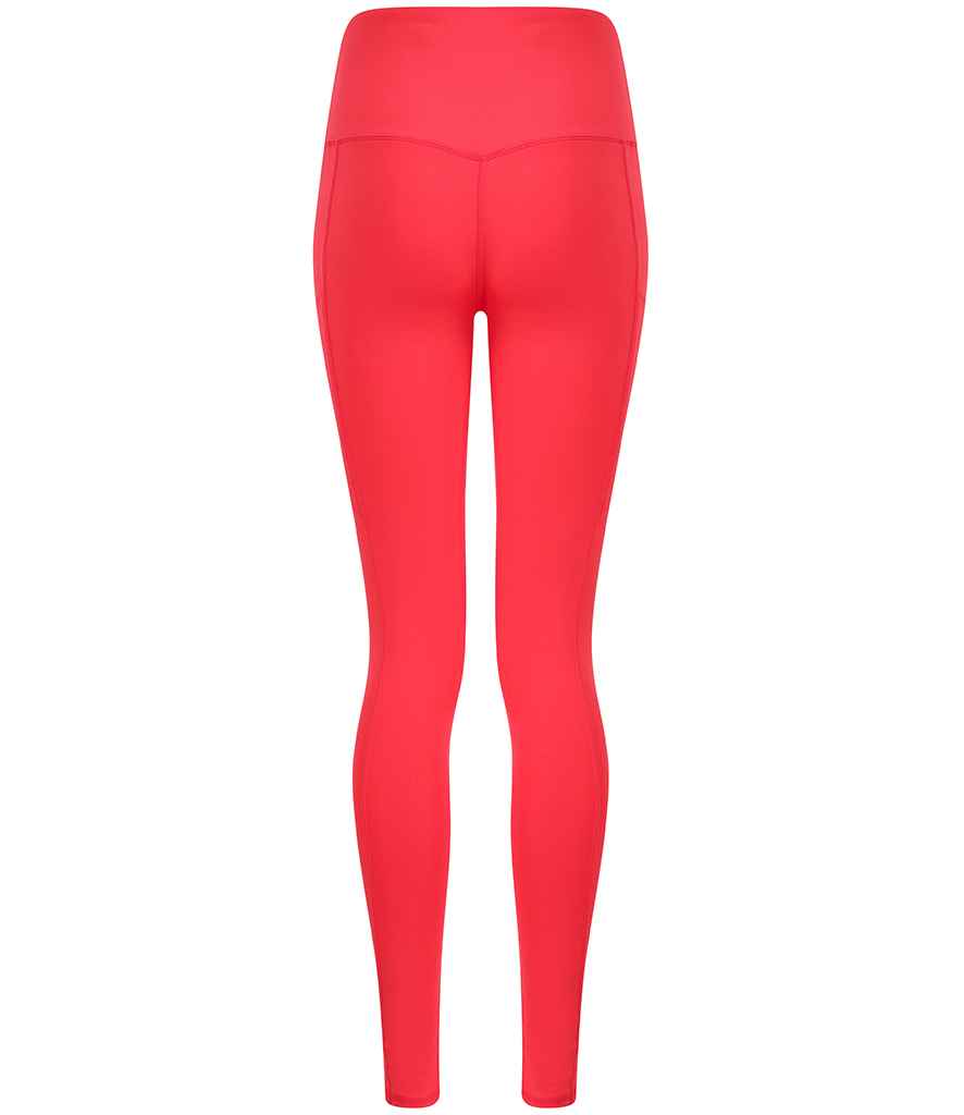 Tombo Tombo Ladies Core Pocket Leggings - Hot Coral (TL370)