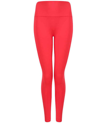 Tombo Tombo Ladies Core Pocket Leggings - Hot Coral (TL370)