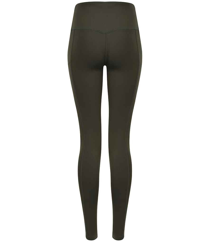 Tombo Tombo Ladies Core Pocket Leggings - Olive Green (TL370)