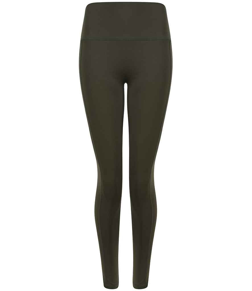 Tombo Tombo Ladies Core Pocket Leggings - Olive Green (TL370)