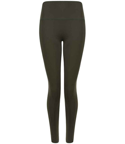 Tombo Tombo Ladies Core Pocket Leggings - Olive Green (TL370)