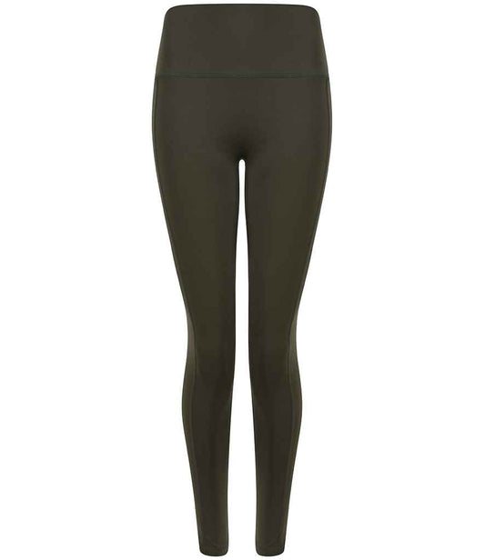 Tombo Tombo Ladies Core Pocket Leggings - Olive Green (TL370)