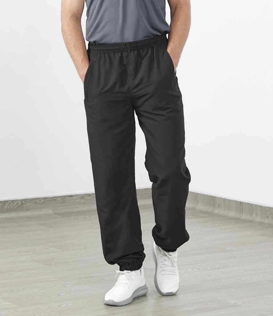 Tombo Tombo Cuffed Track Pants - Black (TL47)