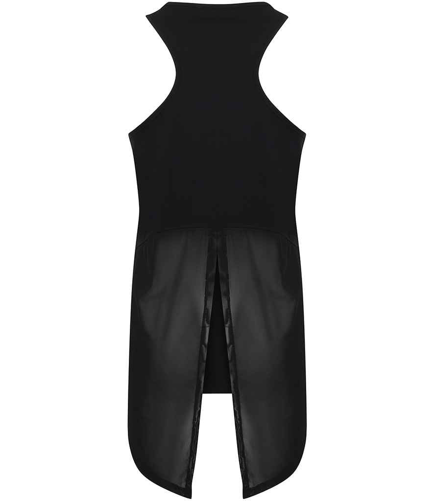 Tombo Tombo Ladies Open Back Vest - Black (TL507)