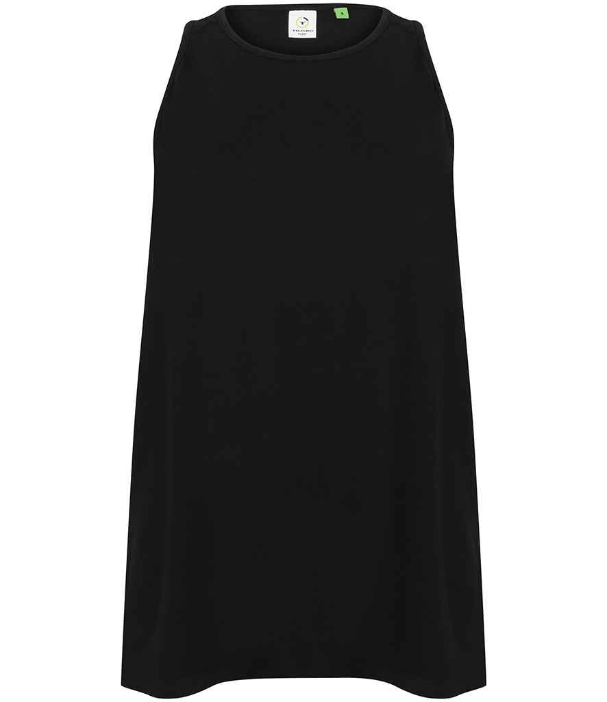 Tombo Tombo Ladies Open Back Vest - Black (TL507)