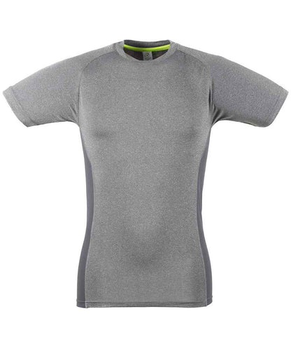 Tombo Tombo Slim Fit T-Shirt - Grey Marl/Grey (TL515)