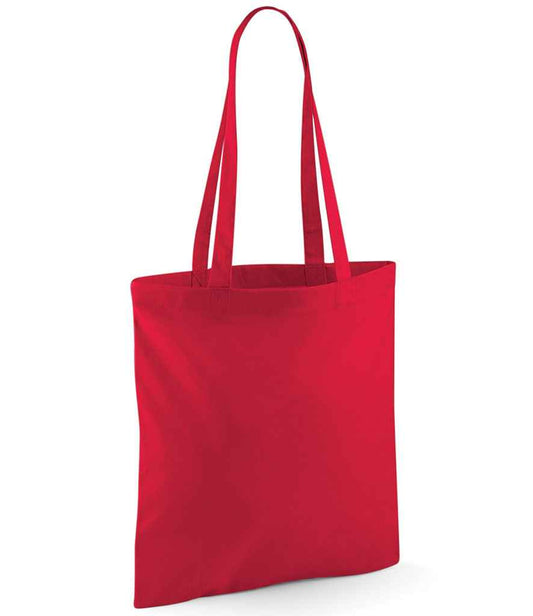 Westford Mill Bag For Life - Long Handles - Classic Red (W101)