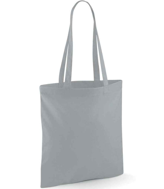 Westford Mill Bag For Life - Long Handles - Pure Grey (W101)
