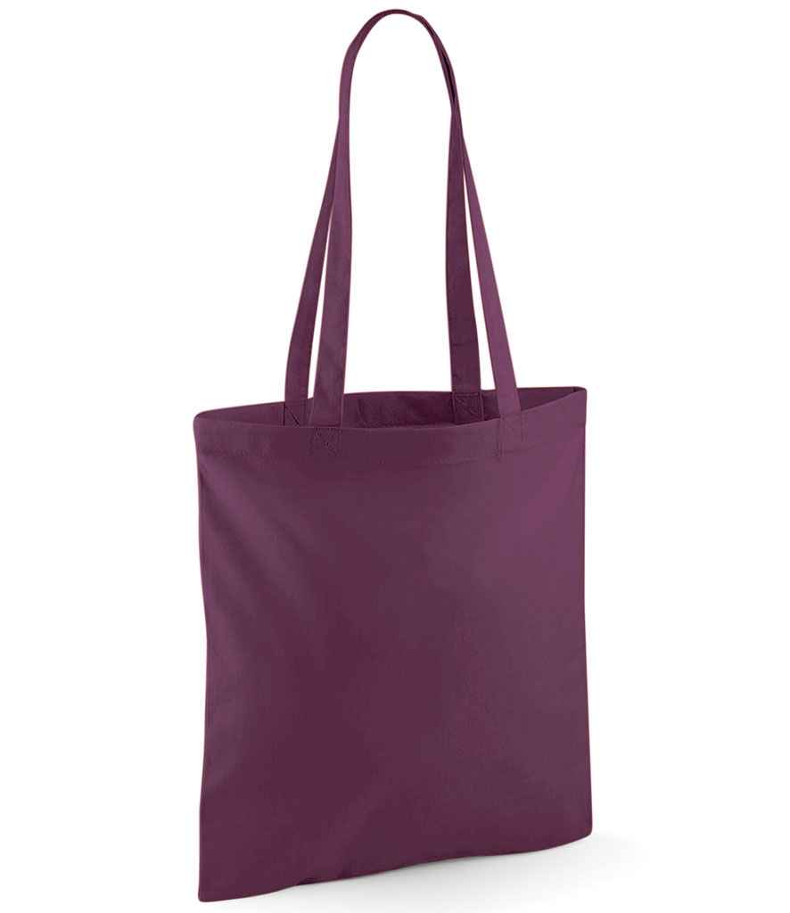 Westford Mill Bag For Life - Long Handles - Plum (W101)