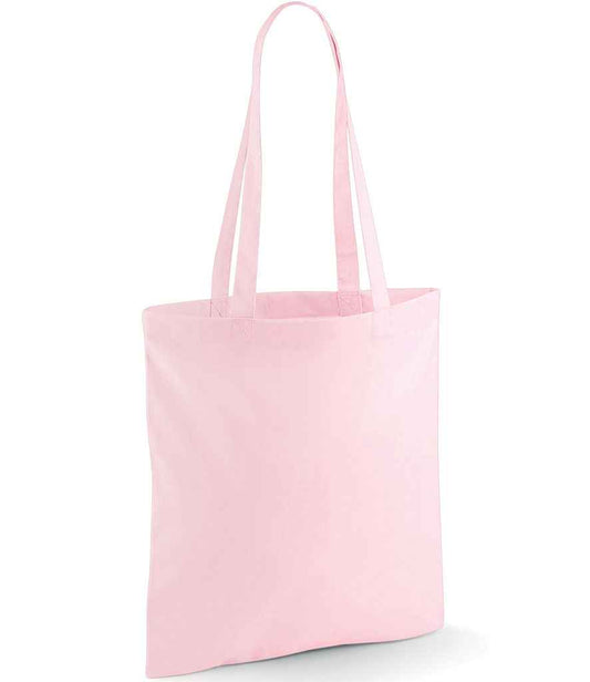 Westford Mill Bag For Life - Long Handles - Pastel Pink (W101)