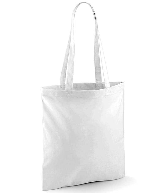 Westford Mill Bag For Life - Long Handles - White (W101)