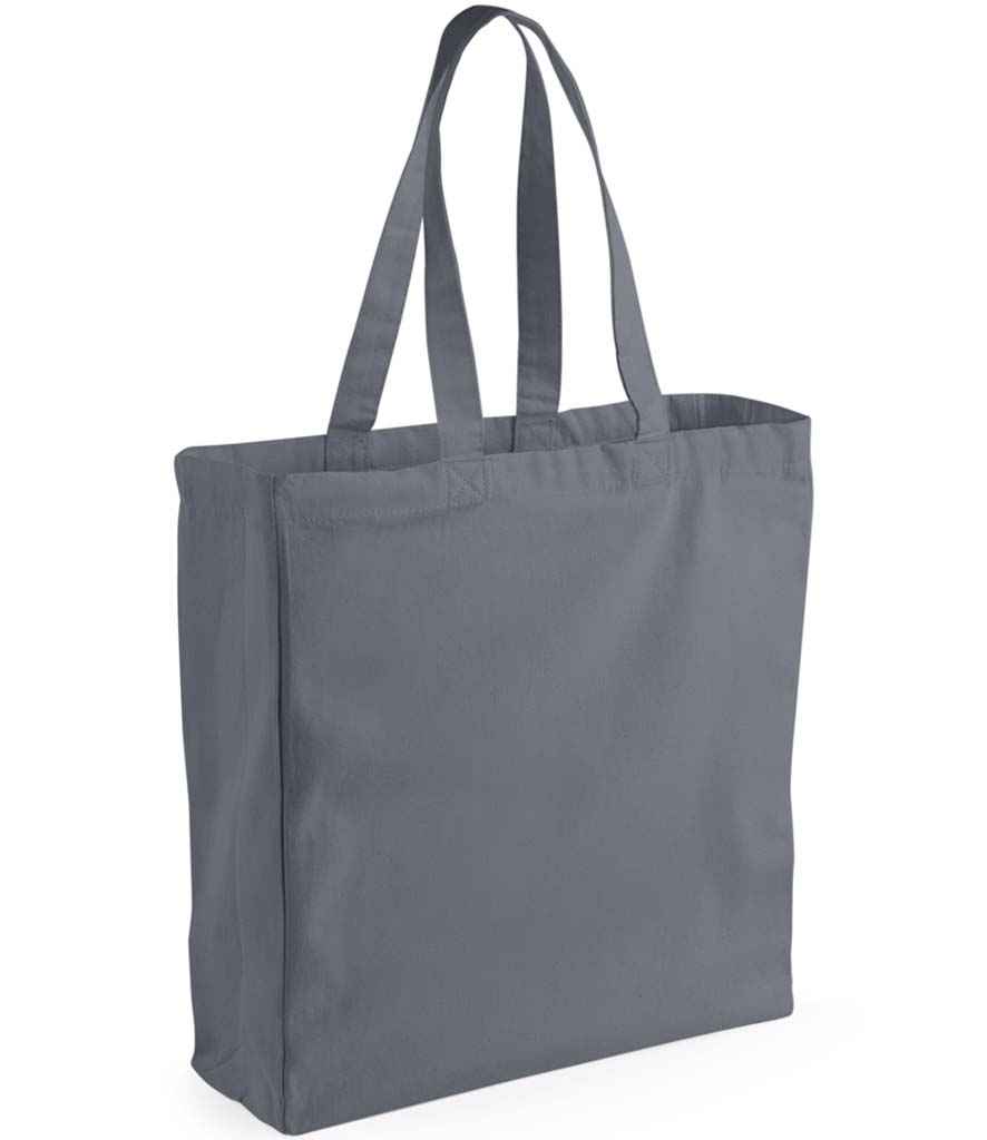 Westford Mill Canvas Classic Shopper - Graphite Grey (W108)